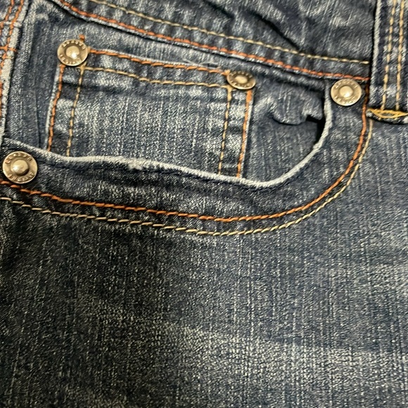 Women’s size 28 waist London bridge four-way stretch blue jeans - Picture 3 of 16